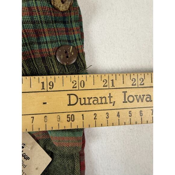 Offical Grateful Dead Patchork Overall Bib Shorts Women's M Hippie Boho Festival - Picture 6 of 14